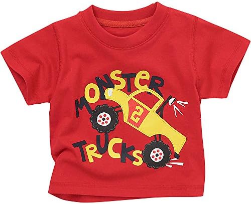 Monster Trucks Boys Short Sleeved T-Shirt