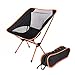 Produktbild Nakital Tragbare Camping Stühle 120 kg Strandkörbe Camping Hocker Folding Stuhl-Sitz für Angel Festival Picknick Grill-Strand mit Tasche Sie können Klappstühle