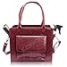 Hairdressing Designer Session Bag Mobile Hairdresser Barber Kit Holder in Burgundy Croc