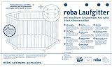 Roba 0232W V148 Laufgitter, Adam und Eule, 6-eckig - 5