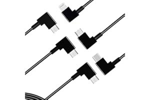 EatPitaya RC-N1 Cable for Dji Phantom, Mavic, MINI, Mavic Pro, Spark, Micro USB to Type-C Data Cable + Micro USB Connector + Micro USB to IOS Remote Controller Wire(3Pcs)