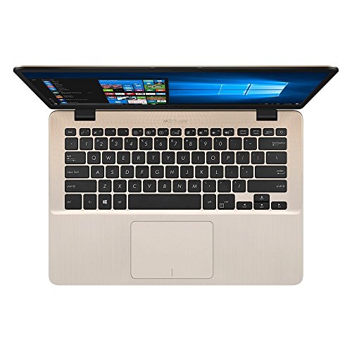 ASUS VivoBook X405UA-BM003T 14-inch Gold Laptop Intel Core i3-7100U 2 4 GHz Processor  4GB RAM  128GB SSD  Full HD Display  1920 x 1080 Resolution   H
