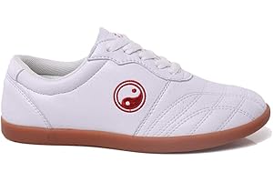 DAOBA Tai Chi Kung Fu buty do sztuki walki tradycyjne Qi Gong pekiński trener skrzydeł Chun kapcie z klasyczną ikoną Tai Chi podeszwa Oxford dla mężczyzn kobiet - skóra bydlęca