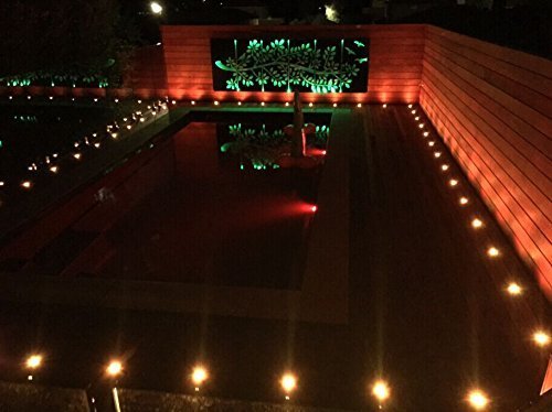 【Promotion】FVTLED 10er Set Treppen Bodeneinbauleuchten Aussen 1W Ø45mm IP67 Wasserdicht Einbaustrahler Terrasse Küche Garten Led Lampe (RGB) - 3