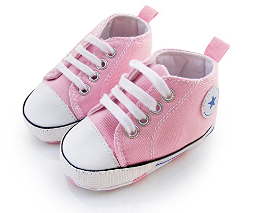 Prewalker Sweet Canvas Sneaker Antiskid Soft Cute Trainer 3-18M Four Seasons