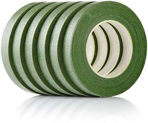 Floristry Paper Tape Roll in 6 Piece Pack for Flower Arranging and Floristry All by Markat International