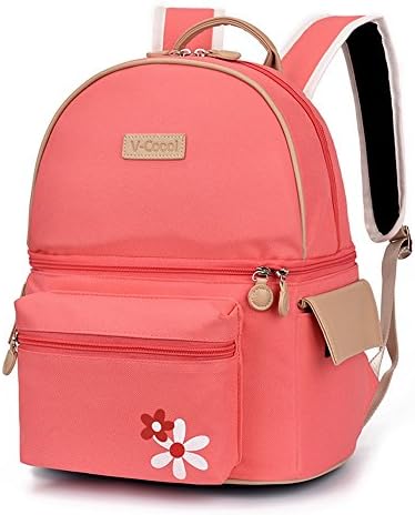 Shoulders backpack, large capacity breast milk fresh package, outdoor milk storage ice pack, Mummy bag, maternity package ( Color : Red )