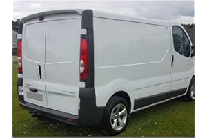 AUTO-STYLE Motordrome Becquet de toit compatible avec Opel Vivaro A 2001-2014 & Vivaro B 2014-2018 (Modèles avec portes battantes) (PU)