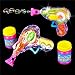 Produktbild German Trendseller Magic Seifenblasen Pistole LED  Light UP  Mitgebsel  Kindergeburtstag  Bubble Gun für Kinder