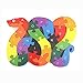 Produktbild OFKPO Hölzerne Nummer/Alphabet Puzzle Kinder Lernspielzeug,Geschenk für Kinder(Schlange)