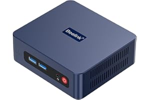 Beelink SER3 Mini PC, AMD Ryzen 3 3200U (2C/4T, jusqu'à 3,5 GHz) 16Go DDR4 RAM 500Go M.2 NVMe SSD, Mini Ordinateur de Bureau 4K 60Hz Dual HDMI, WiFi5, Bluetooth5.0, Gigabit Ethernet