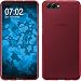 Produktbild PhoneNatic Case für Huawei Honor View 10 Hülle Silikon rot, matt Cover