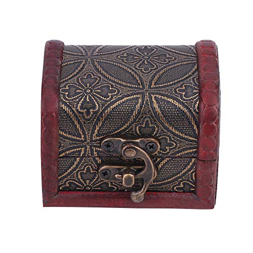 Preisvergleich Produktbild Cimenn Holz-Kosmetik-Aufbewahrungsbox - Klassische Holz-Schmuck-Aufbewahrungsbox für Halsketten, Armbänder, Geschenk-Organizer