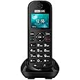 Maxcom Big Button Easy To Use 2G UK Business Office Cordless Mobile Desk Phone - Black