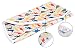 Kenley Baby Highchair Floor Splash Mat - Waterproof Under High Chair Feeding Spill Splat Mats - Messy Play Catch All Protector Cover - Happy Dino