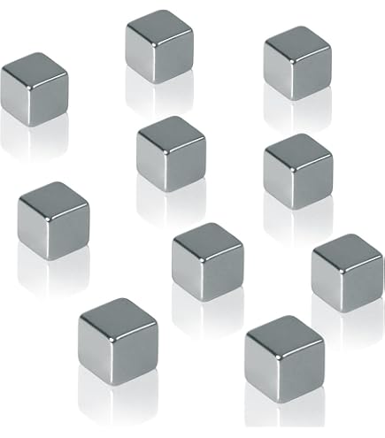 5 MAGNETI AL NEODIMIO D10x10 Mm NdFeB N50 MAGNETE BARRA VETRO - Foto 13