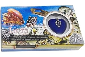 Uposao Love Pearl Necklace Box Pearl in Oyster DIY Creative Necklace Jewelry Gift Set with Pendant Necklace Durable for Women Girls,#8
