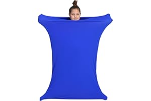 Sensory Owl Body Sock for Kids and Adults Helps with ASD ADHD Relieve Stress Spatial Awareness Aids L 155 cm Blue