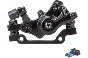 NM SELECT Universal Mountain Mechanical Disc Brake MTB Bike Cycling Bicycle Caliper | Black Bike Bicycle Disc Mechanical Brake Calipers F160/R140 or F180/R160 | Front or Rear Disc Brake
