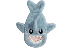 JOIBA Wärmflasche mit Bezug,Auslaufsicher 1L Groß Gummi Wärmeflasche mit Kuschelweichem Bezug,herausnehmbarer Innenbehälter,Handwärmer für Kinder & Erwachsene, ideal für Schmerzlinderung(blau)