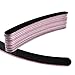 LHWY 10pcs Professional Nail Files Buffer Buffing Slim Crescent Grit Sandpaper
