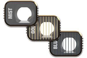 PolarPro - DJI Mini 3 Pro - Mist + GoldM + BlueM (3er-Pack) - Ultraleichtes Aluminium - Präzise konstruiert - horizontale und vertikale Aufnahmemodi - Farbneutralität