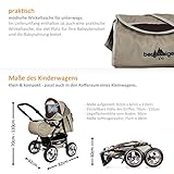 Bergsteiger Rio Kombikinderwagen + Softtragetasche + Wickeltasche (10 – Teile; 8 Farben) - 5