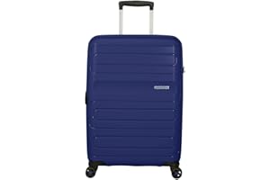 AMERICAN TOURISTER American Tourist Sunide - Spinner M Extensible Valisene Bleu, Bleu Marine Fonc�, Spinner M Expandable (67,5 cm - 72,5/83,5 L), Spinner M Extensible (67,5 cm - 83,5 l)