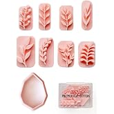 Zzcy 9 Cutters Earrings Polymer Clay Leaf Shape, Polymer Clay Molds for Earrings, Leaf Clay Seals for DIY Earrings and Other