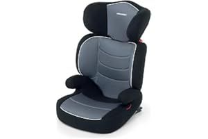 Foppapedretti Time DuoFix Seggiolino Auto Gruppo 2/3 (15-36 Kg), per Bambini da 3 a 12 Anni, Nero Grigio