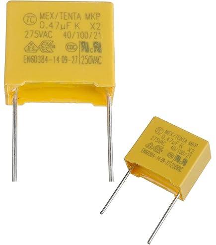 Kit De Condensadores De Seguridad De Polipropileno - 50 Unidades, 10 Valores (0.001uF A 1uF), 310V AC