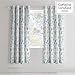 Produktbild Catherine Lansfield Little Birds Ösenvorhang, Polycotton, Pastellfarben, 66x72 Inch