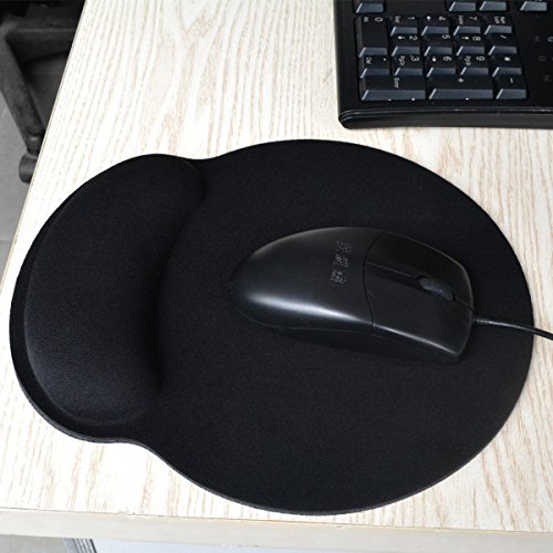 SUMERSHA Tastatur Handgelenkauflage Pad und Maus Handballenauflage Auflage Handgelenk Rest Unterstützung Ergonomische Handgelenkpolsterträger mit Gedächtnisschaum für Computer und Laptop - 4