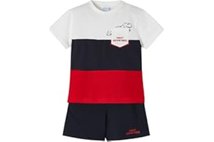 MAYORAL Chandal Niño Verano – Conjunto Deportivo niño – 100 Algodón - Conjunto Verano Niño - Sport – Camiseta manga corta y Pantalon corto para niño - Ropa de Regalo – Para niños de 2 años a 8 años