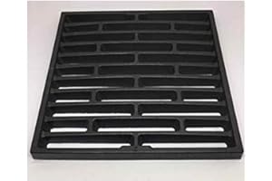 Edilkamin Grille à cendres en fonte, 24 x 24 cm