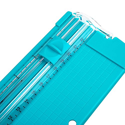 Cobee Papierschneidemaschine kleine Rollenschneider Hebelschneider Schnittlänge 210mm A4 A5 Multifunktion für Kunsthandwerk Home Office - 2