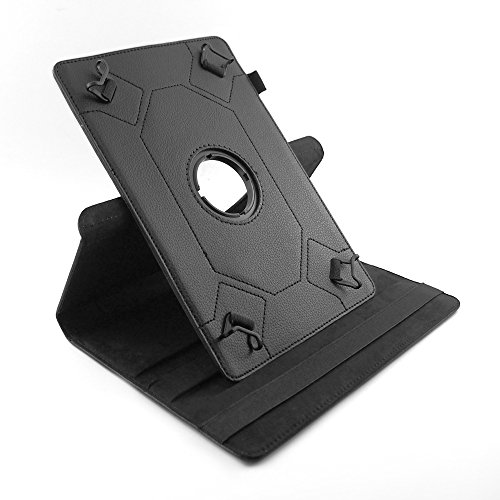 360° drehbare Schutzhülle + Bluetooth Tastatur für 10.1″ Samsung Galaxy Tab A SCHWARZ [SM-T580, SM-T585][Tasche, Cover, Case, Etui, Schutz, Hülle, Tablet] - 7
