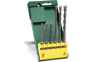 Bosch Accessories 6 tlg. Bohrer Set SDS plus-1 (für Beton, Naturstein, Mauerwerk, Ø 5-10 mm, Zubehör Bohrhammer)