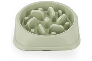 LOS ANDES Slow Feeder Dog Bowl, Anti Gulp Dog Food Bowl, Healthy Slow Eating Dog Bowl to Reduce Choking and Overeating, Stop Feeding Bowl for Small Medium Size Dogs