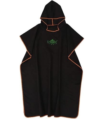 Strandponcho Met Capuchon – Waterabsorberende Microvezel, 110x75 Cm, Dik En Niet-transparant, Ideaal Voor Surfen, Sauna En Zwembad