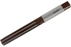 Utoolmart Handreibahle, gerader Schaft, 20 mm Schneiddurchmesser, H8, legierter Werkzeugstahl, Reibnuten, Fräsen, Metall, Lochschneider, Werkzeug, 1 Stück