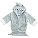 Lvge Baby Infant Animal Hooded Bath Beach Towel Bathrobe Blue Shark 0-12 months