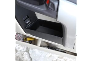 DIYUCAR Para Land Cruiser Prado FJ150 150 2018 año de plástico de la puerta del coche caja de almacenamiento de la bandeja del teléfono LHD accesorios (2 piezas puerta delantera)