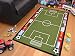 Football Stadium Soccer Pitch Playroom Mat High Quality Easy Clean 2 Sizes (80x120cms)