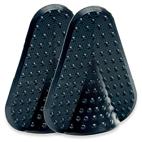 WcWunder antibakterielle Ersatz-Pads für die WC-Reinigungs-"Bürste" ohne Borsten, DOPPEL-Set, schwarz