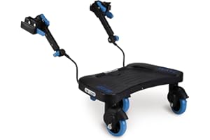 Be Cool Wave Pedana per passeggino o carrozzina, Universale, utilizzo da un anno e mezzo a 20 kg, Nero