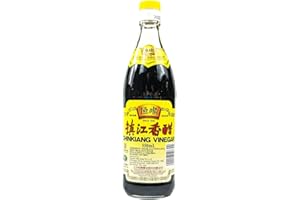 Heng Shun Chinkiang Reisessig – Dunkler Chinesischer Essig aus Klebreis – Mild, Aromatisch & Vielseitig – Ideal für Dumplings, Saucen & Marinaden – OG ASIA – 550ml Glas