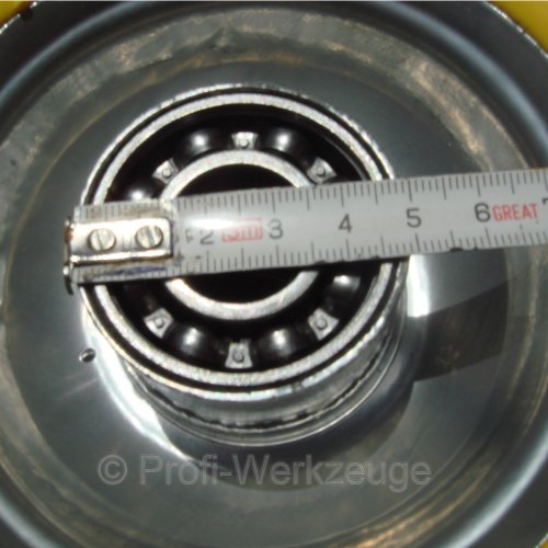 2 Stück PU-Räder 260 mm für Achse 20 mm Schwarzes mit Stahl Kugelager Extra Stark Sackkarrenrad Bollerwagen-rad Vollgummi-Sackkarrenräder 100% pannensicher - 8