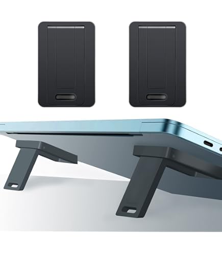 2 Supporti Pieghevoli Per Laptop - Alzatine Ergonomiche Antiscivolo - Foto 2
