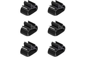 REPAIRCOFFEE Lot de 6 Clips de Serrage pour Peugeot 3008, 5008 & Citroën C5, DS7 - Colliers de Fixation Robustes pour Bras Essuie Glace Avant - Attache Balai Accessoire Tuyau Lave Entretien Maintenance Rechange